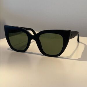 Tom's Traveler Collection Sydney Sunglasses Matte Black 50-23-148